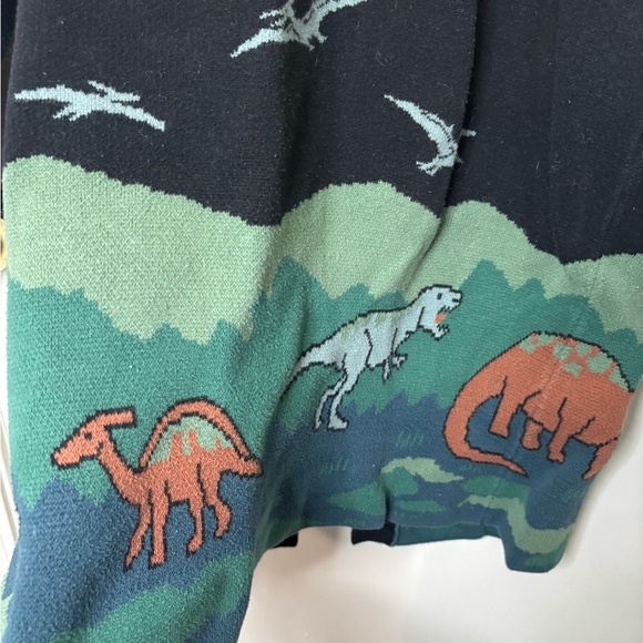 Dangerfield Black Dinosaur Cardigan - Picture 5 of 5